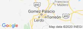Gomez Palacio map